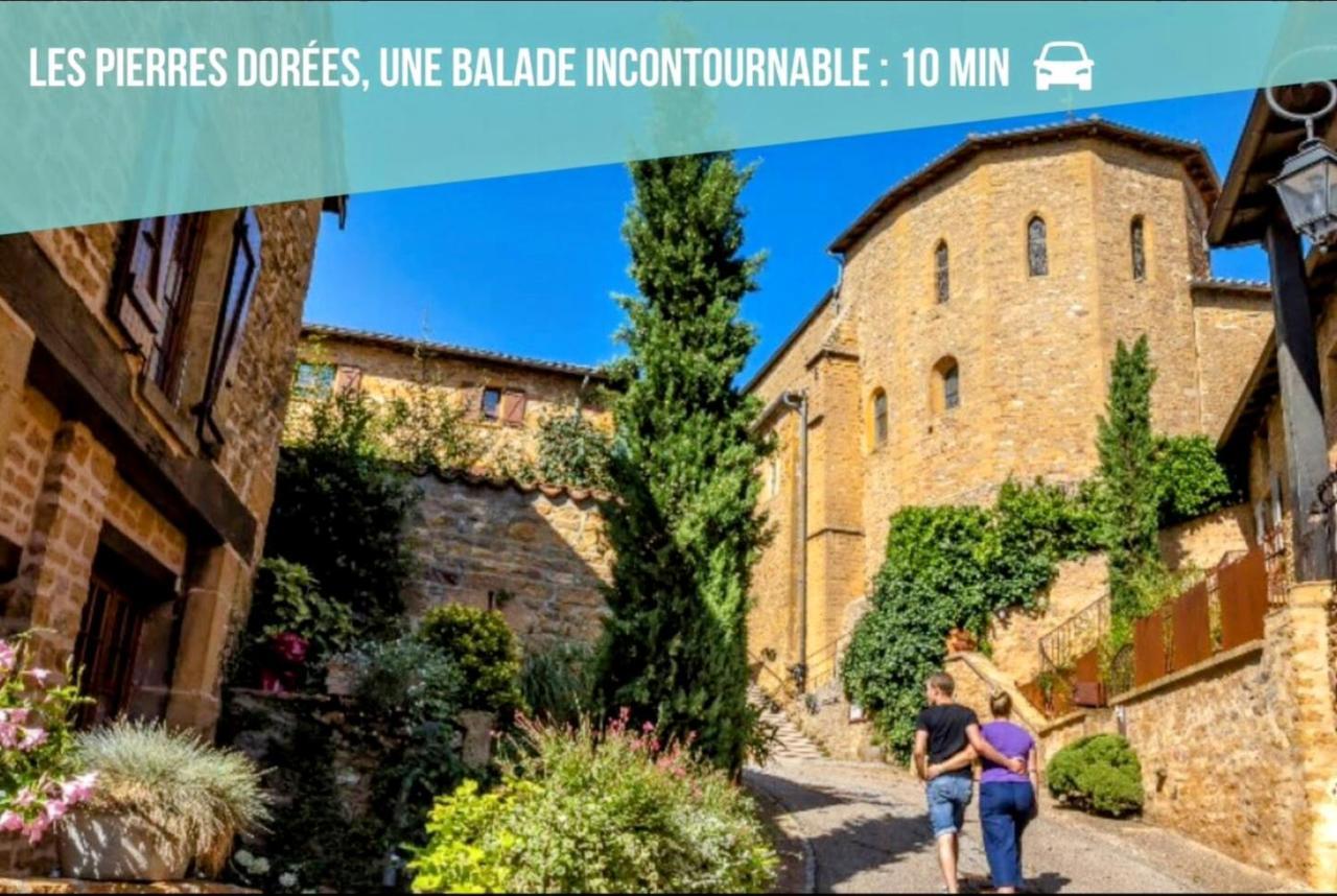 Ravissant Appartement T2 Proche Autoroute Et Centre-Ville Villefranche-sur-Saône Exteriér fotografie